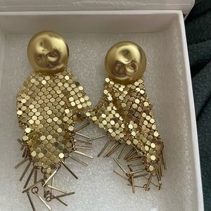 Anthropologie earrings - gold